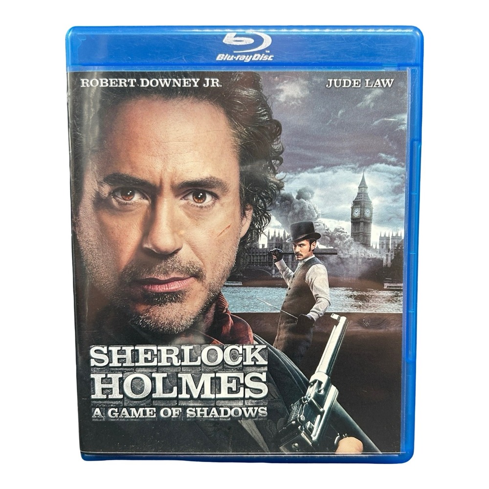 Sherlock Holmes A Game of Shadows Blu-ray Robert Downey Jr Jude Law 2011 Movie